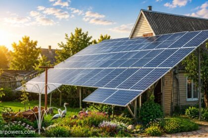 Hybrid solar inverter connected with residential solar panels for reliable clean energy generation