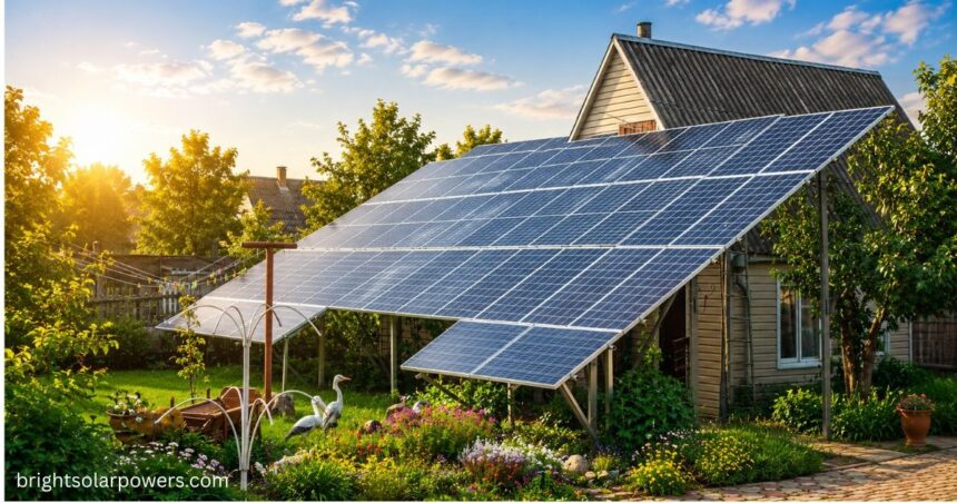 Hybrid solar inverter connected with residential solar panels for reliable clean energy generation