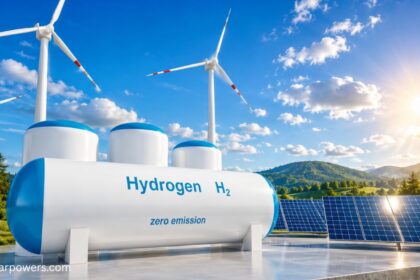Hydrogen solar panels with clean hydrogen storage and renewable energy technology