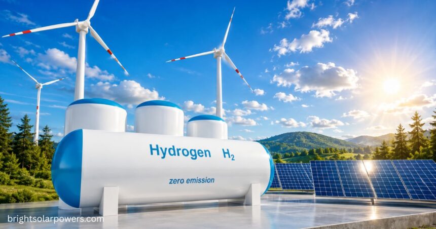 Hydrogen solar panels with clean hydrogen storage and renewable energy technology