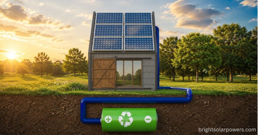 MPPT Full Form Maximum Power Point Tracking solar system with solar panels and battery storage for efficient renewable energy management.