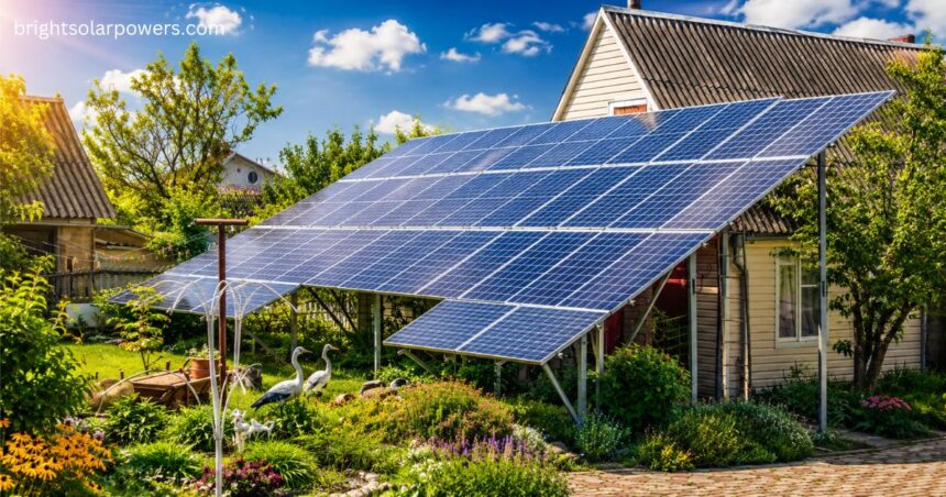 Real solar rooftop installation powering a residential home with high-efficiency solar panels.