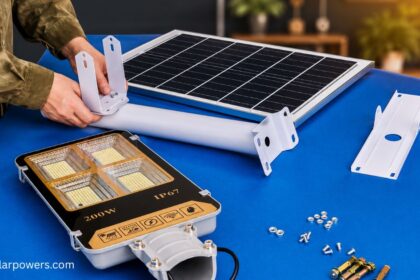 Components demonstrating how an on grid solar system works.
