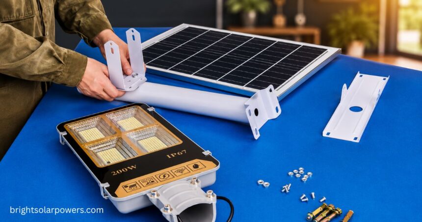 Components demonstrating how an on grid solar system works.