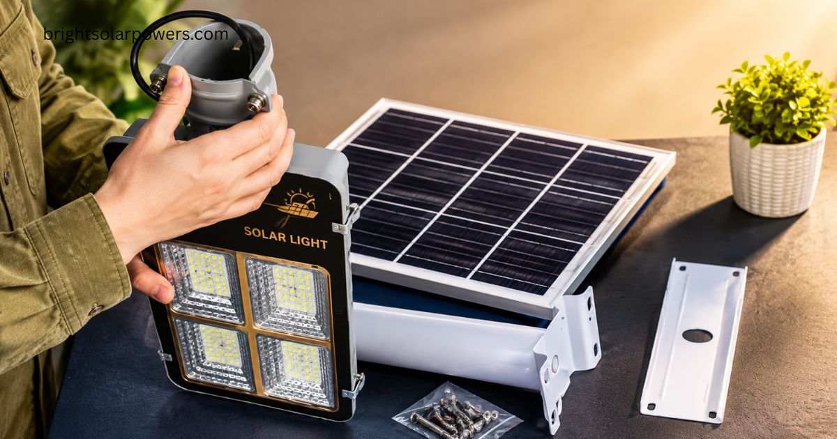IV characteristics of solar cell with solar panel, LED light, and photovoltaic components.