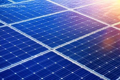 Latest solar panel technology with high-efficiency photovoltaic panels under sunlight.