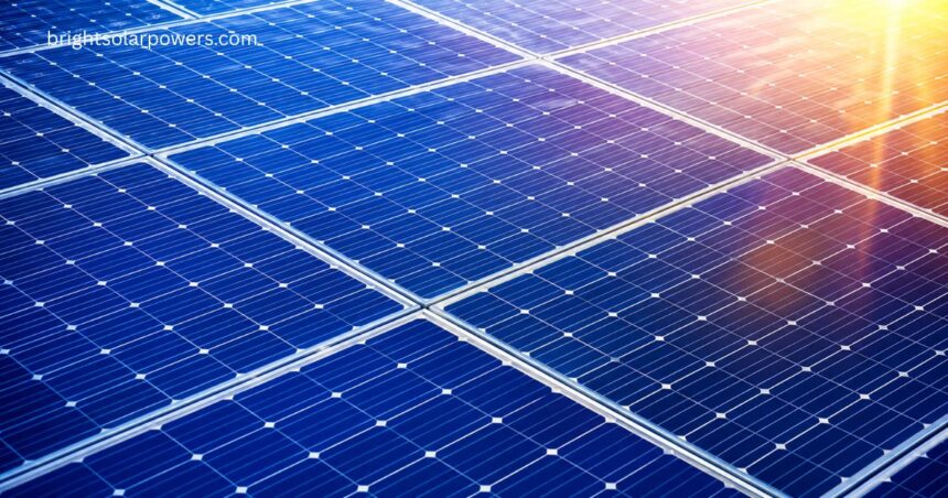 Latest solar panel technology with high-efficiency photovoltaic panels under sunlight.