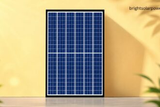 High-efficiency solar PV module for residential and commercial energy systems.
