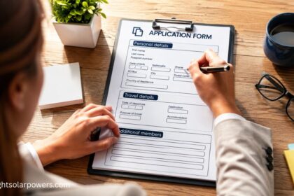 CEI full form application form with personal and travel details.