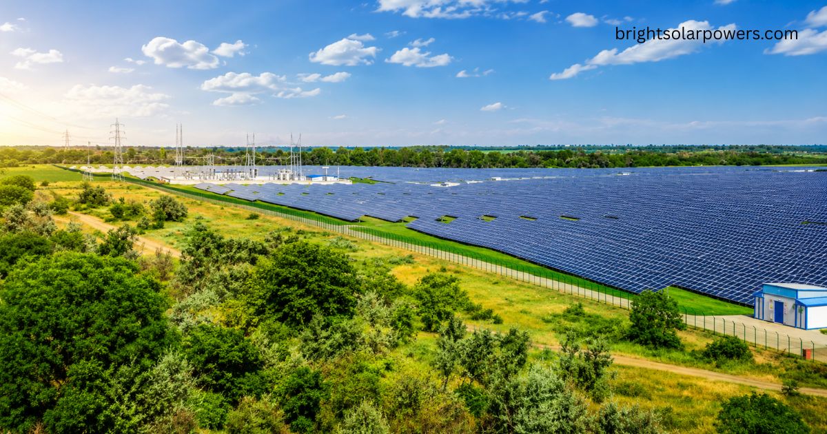 Charanka Solar Park Gujarat featuring vast solar panel arrays and renewable energy infrastructure.