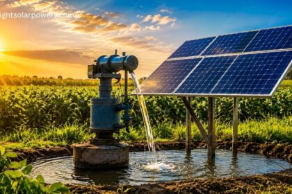 CM solar pump for agricultural irrigation.