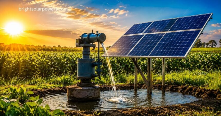 CM solar pump for agricultural irrigation.
