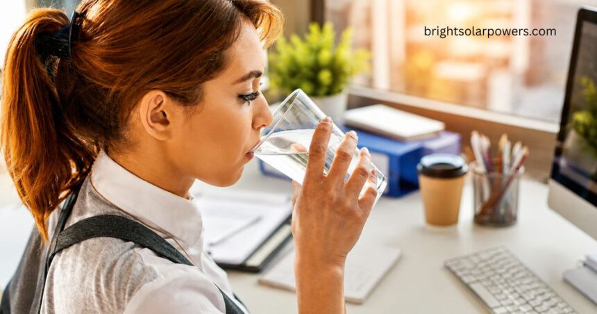 Person drinking clean water to check drinking water TDS for safe and healthy hydration.
