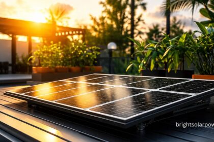 Smart solar panels generating clean energy with advanced technology for efficient residential power systems.