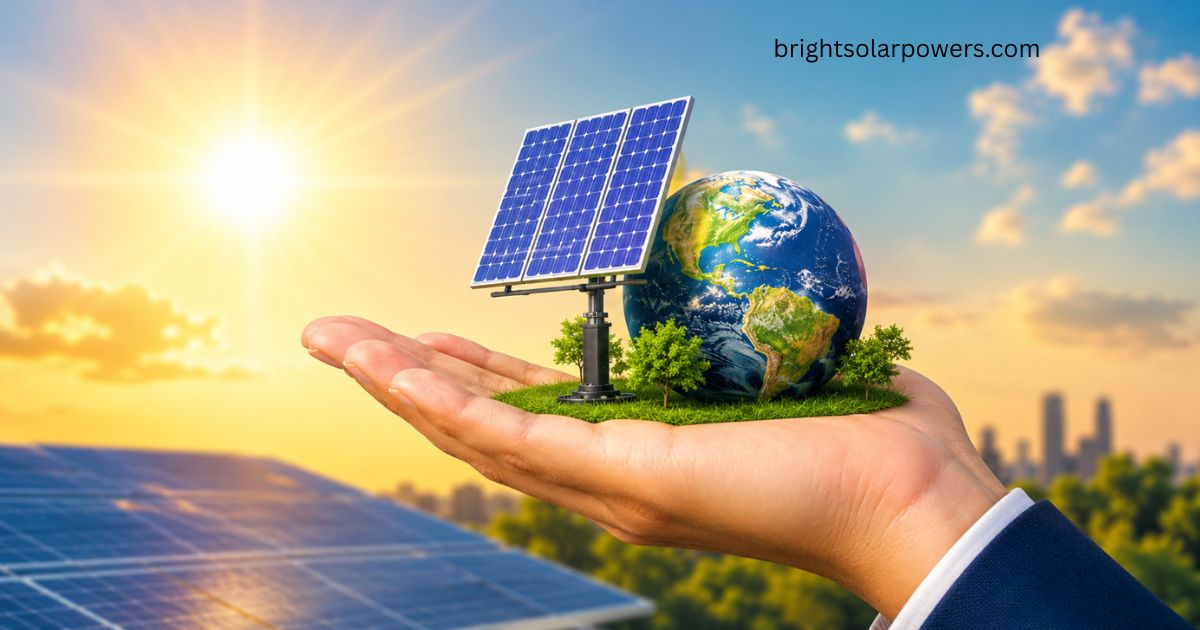 Surya Solar panel generating clean renewable energy for a greener planet.