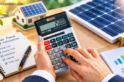 1 solar panel cost calculation with installation and subsidy details.