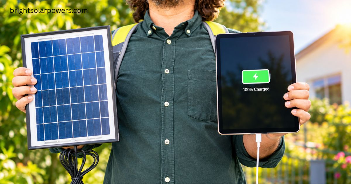 1kW solar panel price in India with tablet charging.