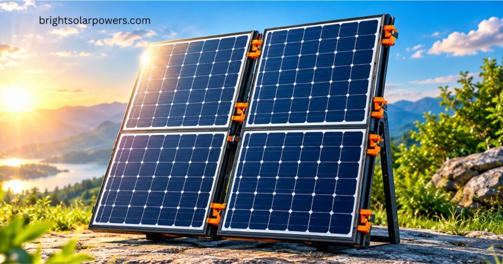 500 watt solar panel setup for efficient renewable energy generation.