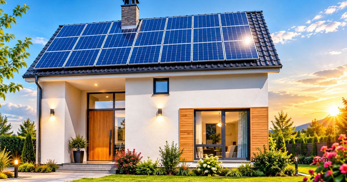 Best solar panels for home installed on a residential rooftop for clean energy.