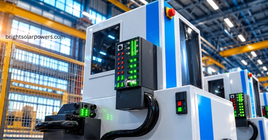 Pure power inverter in a modern industrial facility.