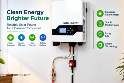 Solar hybrid inverter for efficient and reliable solar power energy management.
