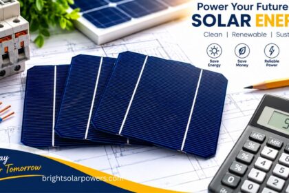 Solar plant installation cost with solar panels and energy equipment.