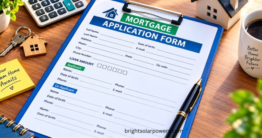 VAPT full form explained with mortgage application form.